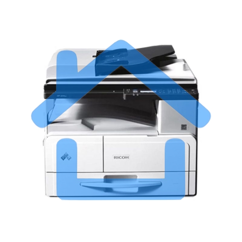 МФУ лазерное Ricoh MP 2014AD (912356/417378), A3, ч/б, печ. до 20 стр/мин. (А4) до 12 стр/мин. (А3), скан. до 6 стр/мин (цв.) 15 стр/мин (ч/б), 600x600dpi, USB