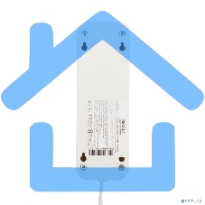 Удлинитель Rexant 3 гнезда, 10 м, 2х0.75 мм², б/з, белый (Сделано в России)