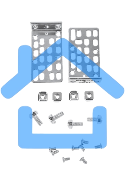Крепление RCKMNT-1RU Комплект уголков крепежных Cisco 1U