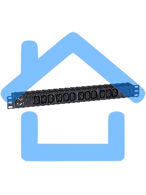 Блок розеток горизонтальный ExeGate ServerPro PDU-19H007 Al-12C13-C20, 19