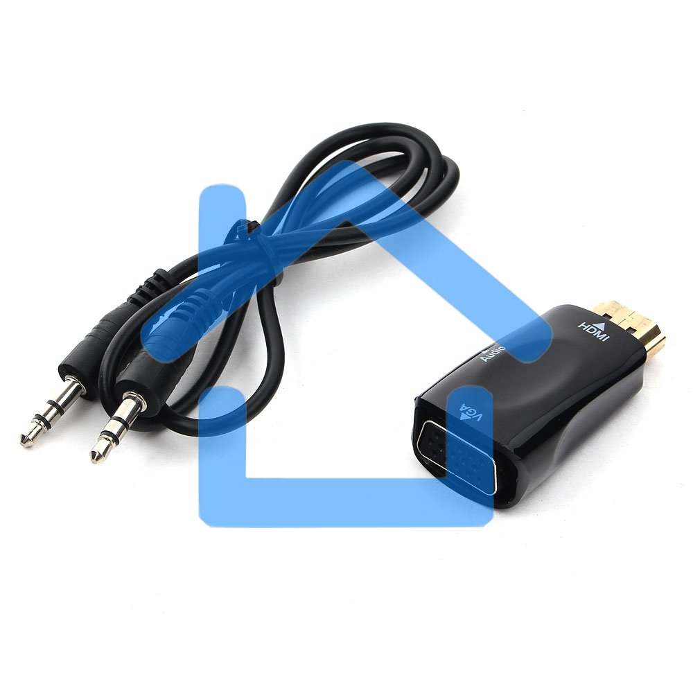 Переходник HDMI-VGA Cablexpert A-HDMI-VGA-02, 19M/15F, Jack3.5 аудиовыход