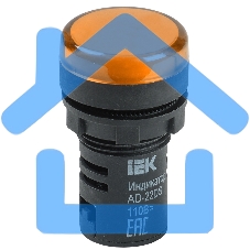 Арматура светосигнальная AD-22DS 24В AC/DC жел. ИЭК BLS10-ADDS-024-K05