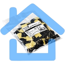 Самоклеющаяся площадка для крепления стяжек ExeGate EX293146RUS STM3030B-100 (30х30 мм, halogen free, -40°C - +85°C, черная, 100 шт)