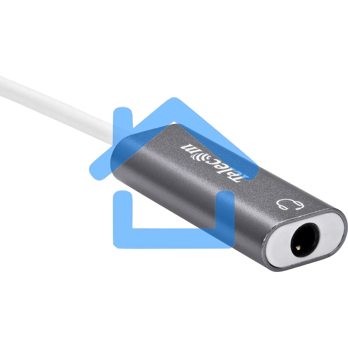 Переходник аудио USB2.0(M)-->3.5мм F (гнездо) Telecom 0.1м