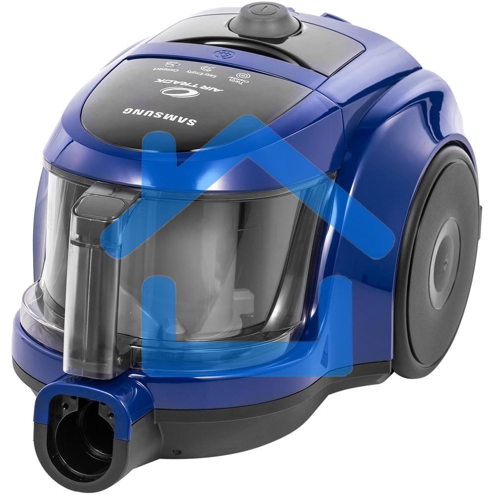 Пылесос Samsung VCC4520S36 синий/черный, 350/1600 Вт, уборка сухая, пылесборник контейнер 1.3 л