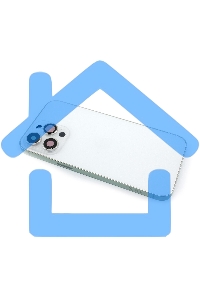 Задняя крышка (корпус) в сборе с рамкой для Apple iPhone 14 Pro Max белый