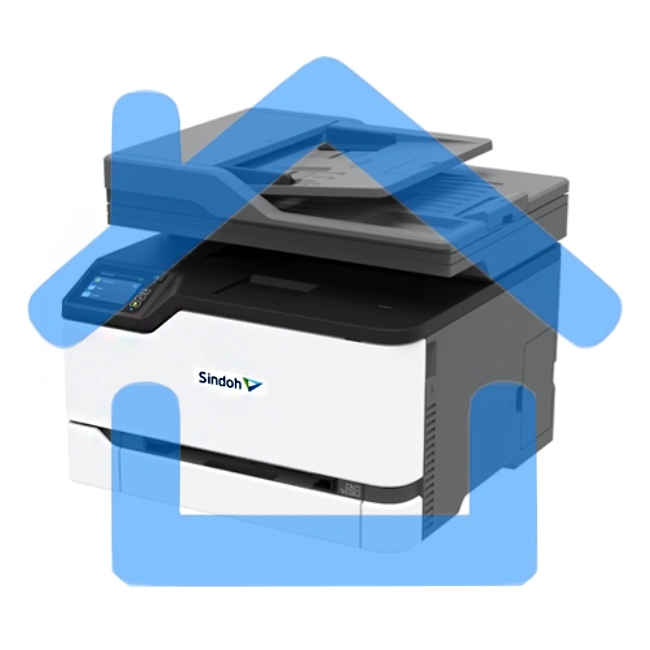 МФУ лазерное Sindoh C300, A4, цветной, печ. 24 стр/мин., скан. до 20 стр/мин (цвет.) 45 стр/мин (ч/б), 2400 x 600 dpi, USB, Ethernet, Wi-Fi
