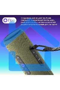 Умная колонка Yandex Стрит Алиса зеленый 30W 2.0 BT/Wi-Fi 10м 3300mAh (YNDX-00030GRN)