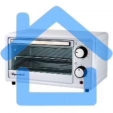 Мини-печь Великие Реки Воронеж-5, 900 Вт, 9 литров, таймер на 60 минут, функции духовки, гриля, тостера, быстрый нагрев, компактный размер