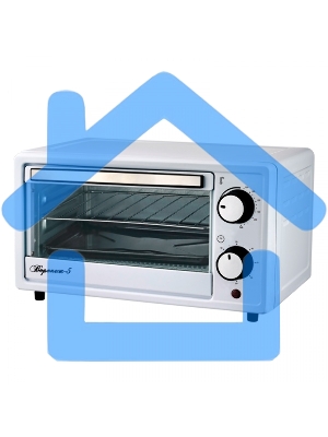 Мини-печь Великие Реки Воронеж-5, 900 Вт, 9 литров, таймер на 60 минут, функции духовки, гриля, тостера, быстрый нагрев, компактный размер