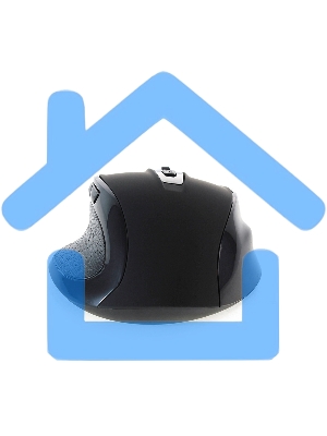 Мышь беспроводная Crown CMM-935W черный, 1600 dpi, радиоканал, USB, кнопки - 6