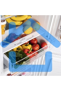 Холодильник Maunfeld MFF176SFW белый двухкамерный 187/75л морозилка снизу, ручная разморозка