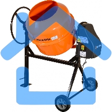 Бетономешалка Вихрь БМ-180 (74/1/4) 800 Вт, 180 л, чугунный венец, 32 об/мин