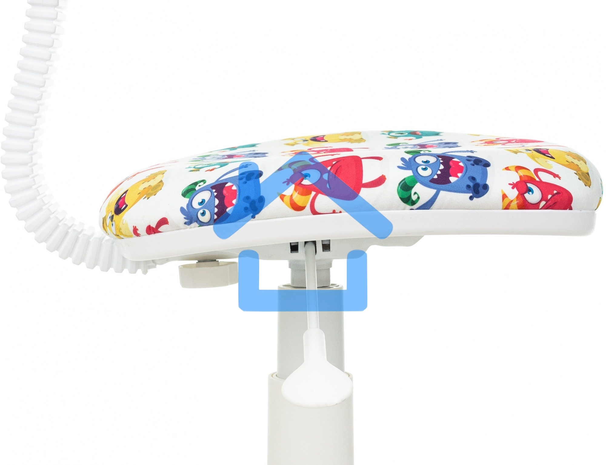 Кресло детское Бюрократ CH-W201NX белый монстры крестов. пластик пластик белый