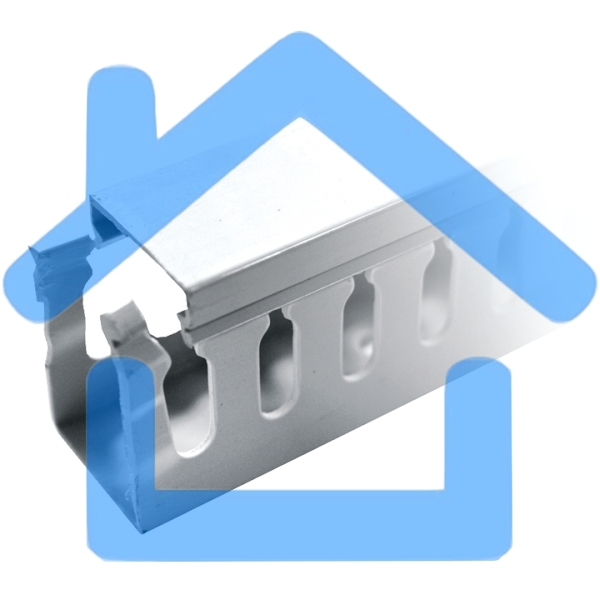 Кабель-канал перфорированный 60х60 L2000 пластик PROxima EKF kk60-60