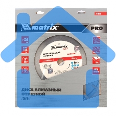 Диск алмазный Matrix ф350 х 25,4 мм, 