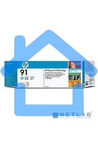 Картридж струйный HP 91 C9470A Pigment (775 мл) светло-голубой для DJ Z6100