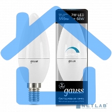 Лампа светодиодная Gauss Led Candle-dim E14 7Вт 4100К диммируемая