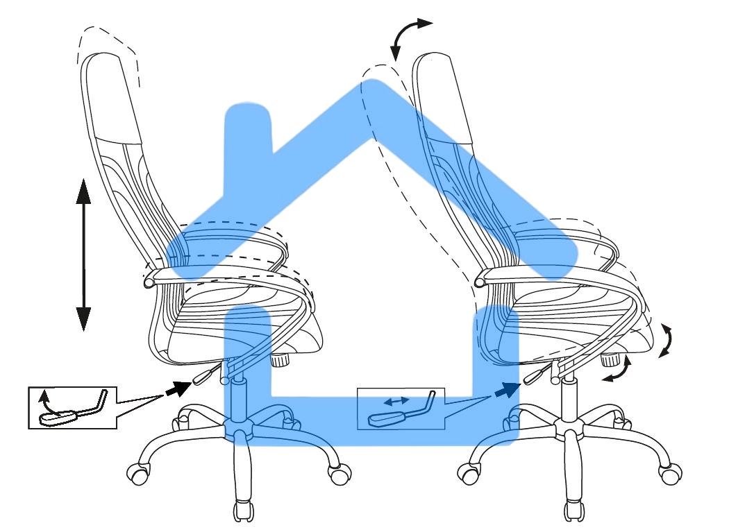 Кресло руководителя Бюрократ CH-610SL черный, ткань