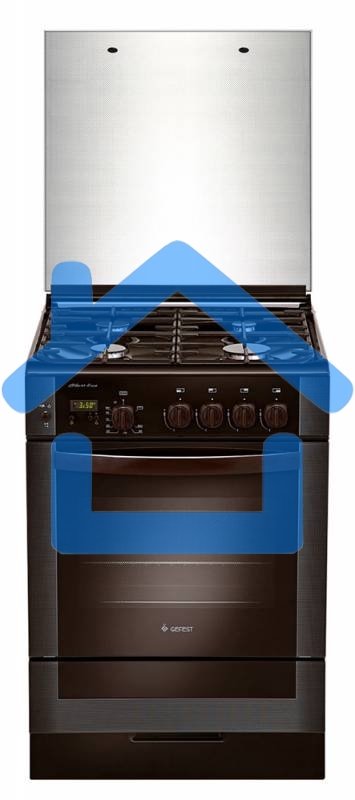 Плита газовая Gefest ПГ 6300-03 0047 коричневый, конфорок 4 шт, духовка 52 л, 60 см x 85 см x 60 см