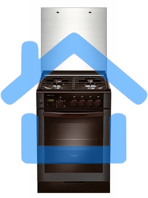 Плита газовая Gefest ПГ 6300-03 0047 коричневый, конфорок 4 шт, духовка 52 л, 60 см x 85 см x 60 см