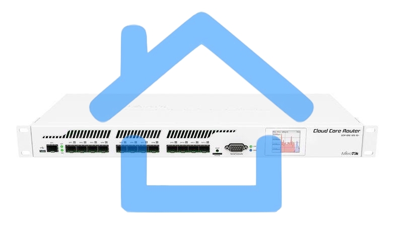 Маршрутизатор Mikrotik CCR1016-12S-1S+ Cloud Core Router 1016-12S-1S+ with Tilera Tile-Gx16 CPU (16-cores, 1.2Ghz per core), 2GB RAM, 12xSFP cages, 1xSFP+ cage, RouterOS L6, 1U rackmount case, Dual PSU, LCD panel