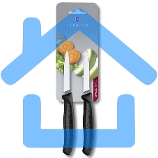 Набор ножей кухонных Victorinox Swiss Classic (6.7603.B) компл.:2шт черный блистер