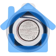 Трубка термоусаживаемая 10.0/5.0мм синяя. ролик 2.44м Rexant 29-0055