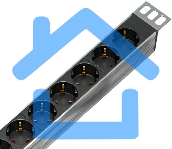 Блок распределения питания Rem R-16-7S-V-440-Z гор.размещ. 7xSchuko базовые 16A EN 60320 С20