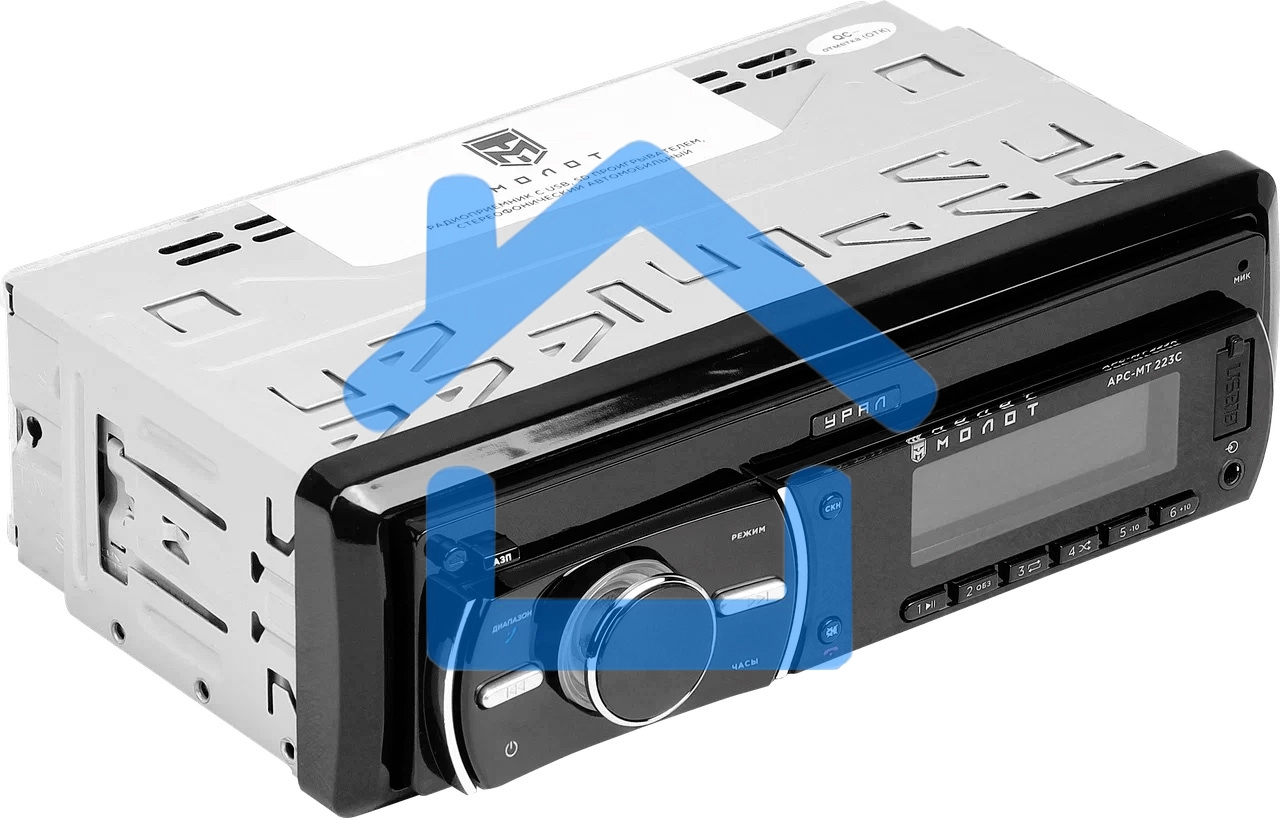 Автомагнитола Ural Молот АРС-МТ 223С 1DIN 4x25Вт