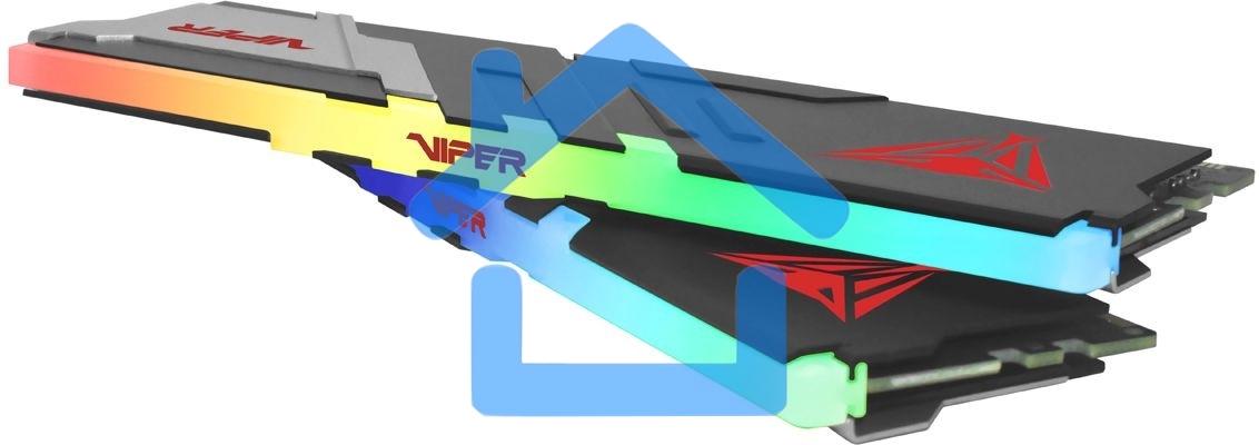 Оперативная память Patriot Viper Venom, DDR5, 32Gb (2x16Gb), 7400MHz, CL36, DIMM, с радиаторами, RGb, черный