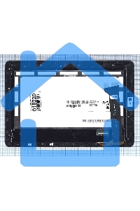 Модуль (матрица + тачскрин) для Asus MeMO Pad 10 (ME103K) черный с красной рамкой