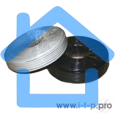 Кабель Gembird Кабель телефонный 100м (4-х жильный, 2 пары, плоский) черный