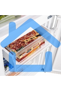 Холодильник Maunfeld MFF176SFW белый двухкамерный 187/75л морозилка снизу, ручная разморозка