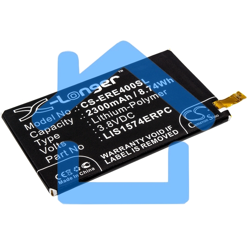 Аккумулятор CameronSino CS-ERE400SL LIS1574ERPC для Sony Xperia E4 Dual 3.8V / 2300mAh / 8.74Wh