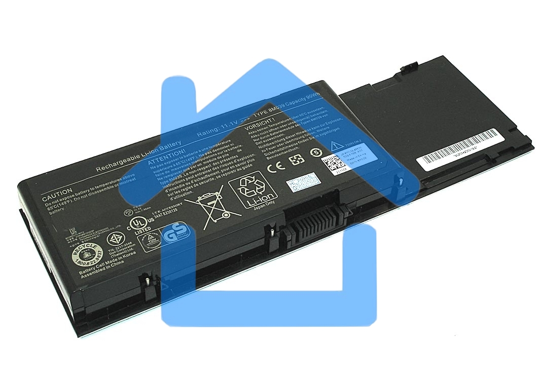 Аккумуляторная батарея для ноутбука Dell Precision M6500 11.1V 90Wh