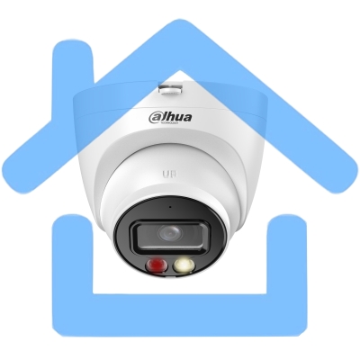 Видеокамера Dahua DH-IPC-HDW2449TP-S-IL-0360B уличная купольная IP-видеокамера 4Мп 1/2.7” CMOS объектив 3.6мм