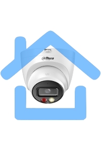 Видеокамера Dahua DH-IPC-HDW2449TP-S-IL-0360B уличная купольная IP-видеокамера 4Мп 1/2.7” CMOS объектив 3.6мм