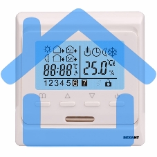 Терморегулятор Rexant с дисплеем и автоматическим программированием /R51XT/ 51-0532