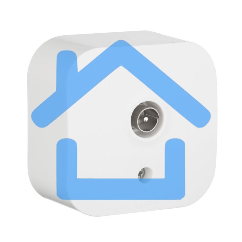 Розетка Quteo TV БЕЛ Quteo Розетка TV БЕЛ