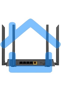 Роутер D-Link DIR-822/RU/E1A, Wireless AC1200 Dual-Band Router with 1 10/100Base-TX WAN port and 4 10/100Base-TX LAN ports.802.11b/g/n compatible, 802.11AC up to 866Mbps,1 10/100Base-TX WAN port, 4 10/100B