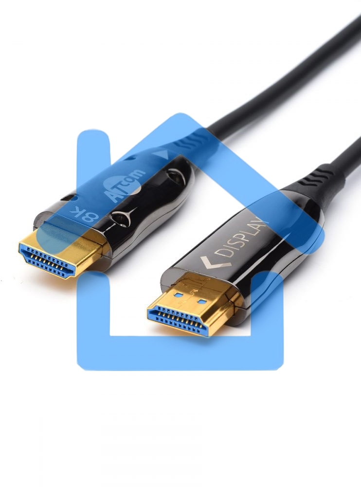 Кабель HDMI 10 м (HIGH speed, Metal gold, Optical) 8K VER 2.1 Кабель HDMI 10 м (HIGH speed, Metal gold, Optical) 8K VER 2.1