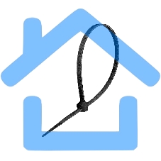 Стяжка (хомут) нейлоновая ExeGate EX293132RUS CV66-300x7.5B (нейлон 6.6, 300x7.5мм, неоткрывающаяся, halogen free, -40°C - +85°C, черная, 100 шт)