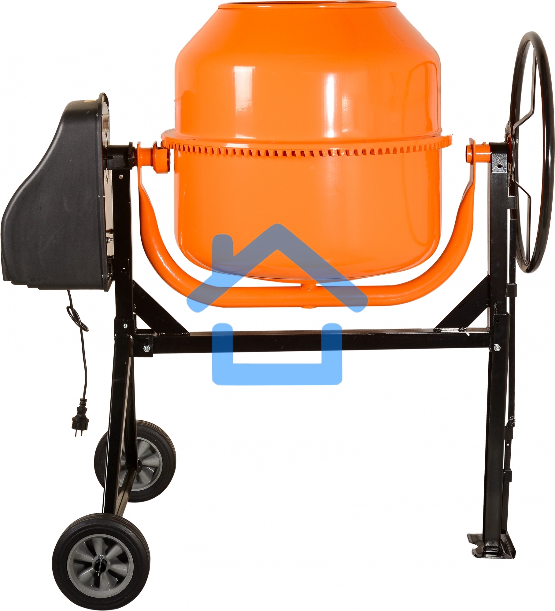 Бетономешалка Вихрь БМ-180 (74/1/4) 800 Вт, 180 л, чугунный венец, 32 об/мин