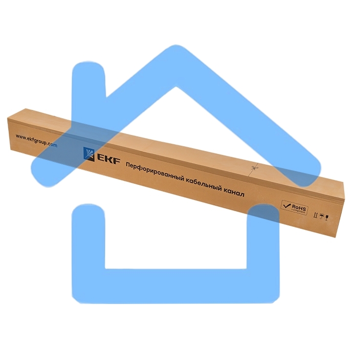 Кабель-канал перфорированный 60х60 L2000 пластик PROxima EKF kk60-60