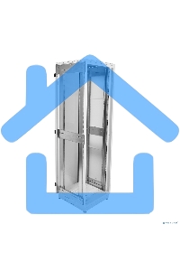 Шкаф телеком. напольный 42U (600x600) дверь перфорированная (ШТК-М-42.6.6-4ААА) (3 коробки)