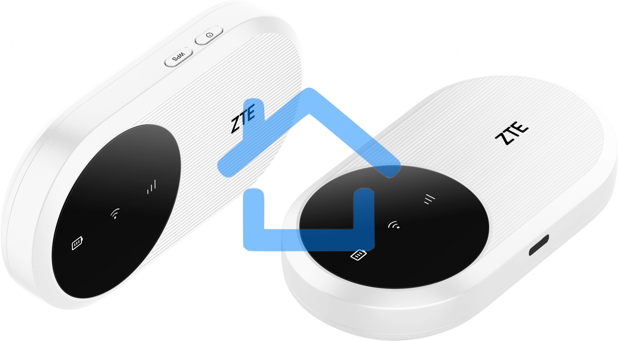 Модем 3G/4G/4G+ ZTE U20 USB Wi-Fi VPN Firewall +Router внешний белый