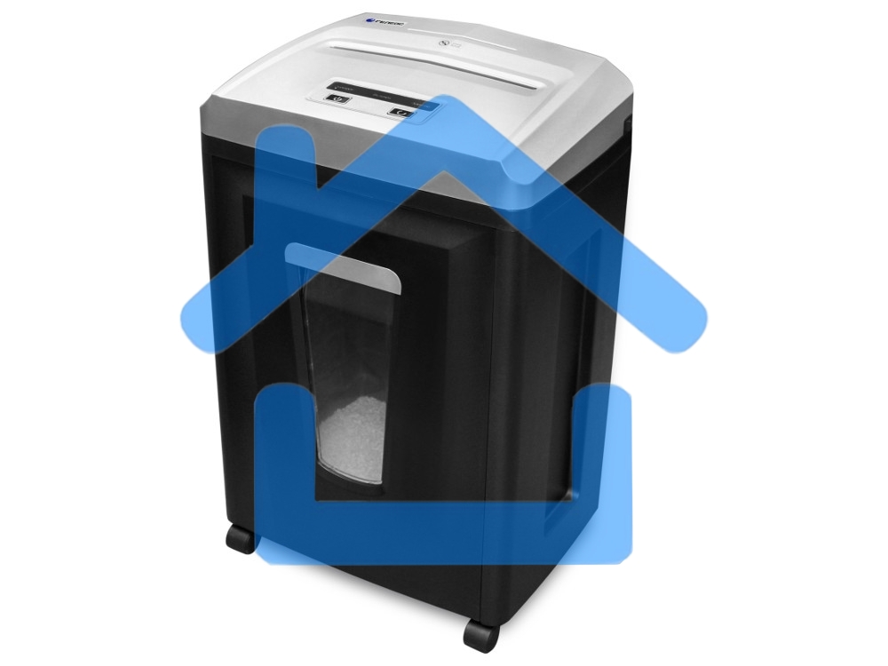 Шредер ГЕЛЕОС УП21-7+фрагменты 0,8х 1 мм., 23 литра, 7 листов, класс секретности P-7.