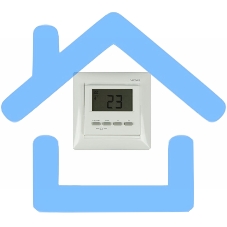 Терморегулятор цифровой Rexant RX-511H, белый, совместим с Legrand серии Valena