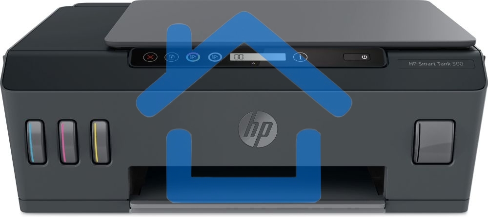 МФУ струйное HP Smart Tank 500 (4SR29A), A4, цветной, печ. до 22 стр/мин. (ч/б) до 16 стр/мин. (цвет), скан. до 8 стр/мин. (ч/б) 4 стр/мин. (цвет), 1200x1200dpi, USB